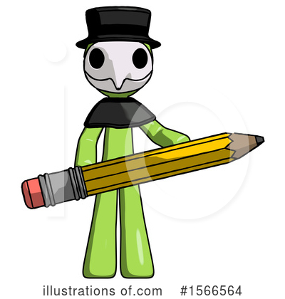Royalty-Free (RF) Green Design Mascot Clipart Illustration by Leo Blanchette - Stock Sample #1566564