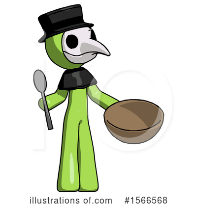 Royalty-Free (RF) Green Design Mascot Clipart Illustration by Leo Blanchette - Stock Sample #1566568