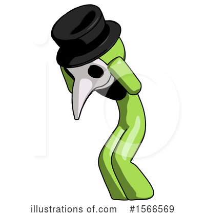 Royalty-Free (RF) Green Design Mascot Clipart Illustration by Leo Blanchette - Stock Sample #1566569
