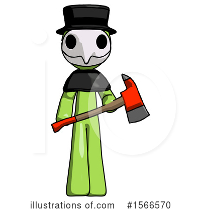 Royalty-Free (RF) Green Design Mascot Clipart Illustration by Leo Blanchette - Stock Sample #1566570