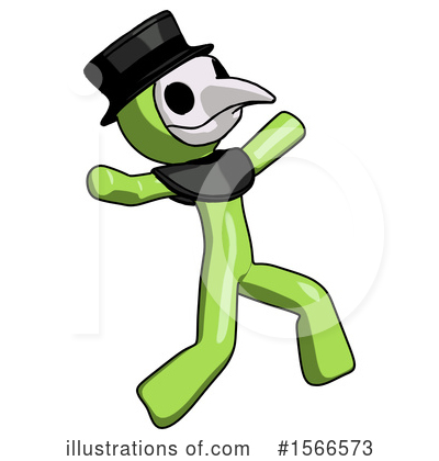Royalty-Free (RF) Green Design Mascot Clipart Illustration by Leo Blanchette - Stock Sample #1566573