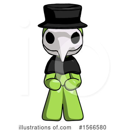 Royalty-Free (RF) Green Design Mascot Clipart Illustration by Leo Blanchette - Stock Sample #1566580