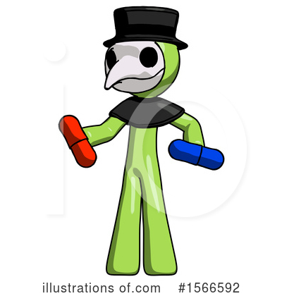 Royalty-Free (RF) Green Design Mascot Clipart Illustration by Leo Blanchette - Stock Sample #1566592