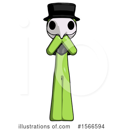 Royalty-Free (RF) Green Design Mascot Clipart Illustration by Leo Blanchette - Stock Sample #1566594