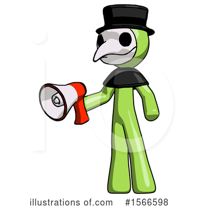 Royalty-Free (RF) Green Design Mascot Clipart Illustration by Leo Blanchette - Stock Sample #1566598
