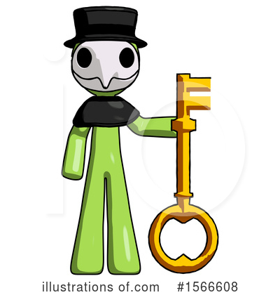 Royalty-Free (RF) Green Design Mascot Clipart Illustration by Leo Blanchette - Stock Sample #1566608