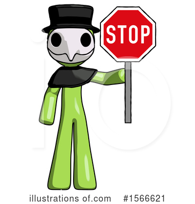 Royalty-Free (RF) Green Design Mascot Clipart Illustration by Leo Blanchette - Stock Sample #1566621
