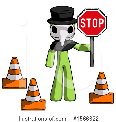 Royalty-Free (RF) Green Design Mascot Clipart Illustration by Leo Blanchette - Stock Sample #1566622