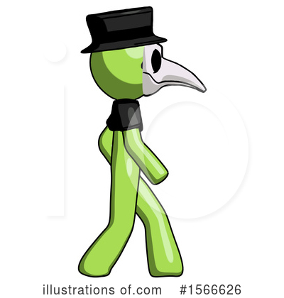 Royalty-Free (RF) Green Design Mascot Clipart Illustration by Leo Blanchette - Stock Sample #1566626
