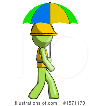 Royalty-Free (RF) Green Design Mascot Clipart Illustration by Leo Blanchette - Stock Sample #1571170