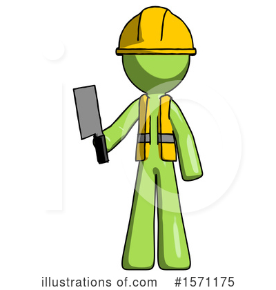 Royalty-Free (RF) Green Design Mascot Clipart Illustration by Leo Blanchette - Stock Sample #1571175