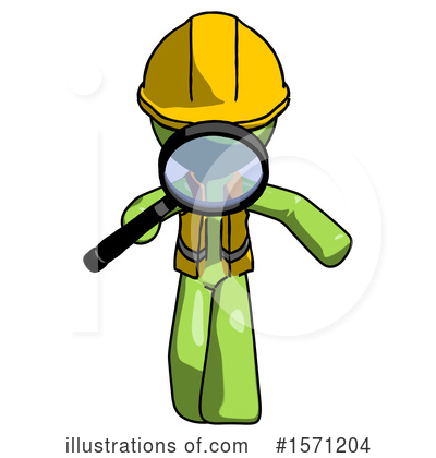 Royalty-Free (RF) Green Design Mascot Clipart Illustration by Leo Blanchette - Stock Sample #1571204