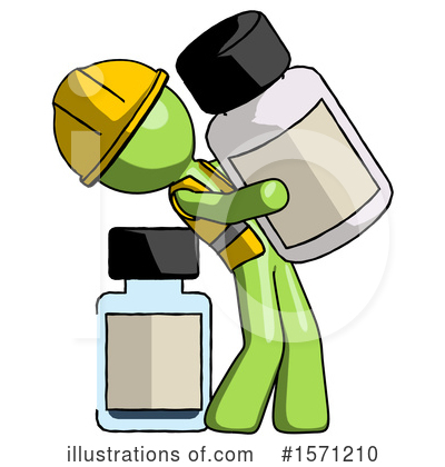 Royalty-Free (RF) Green Design Mascot Clipart Illustration by Leo Blanchette - Stock Sample #1571210