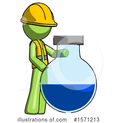 Royalty-Free (RF) Green Design Mascot Clipart Illustration by Leo Blanchette - Stock Sample #1571213