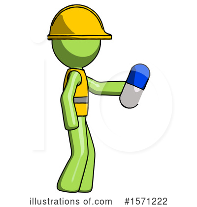 Royalty-Free (RF) Green Design Mascot Clipart Illustration by Leo Blanchette - Stock Sample #1571222