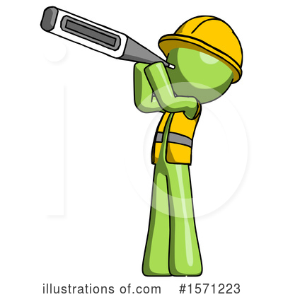 Royalty-Free (RF) Green Design Mascot Clipart Illustration by Leo Blanchette - Stock Sample #1571223