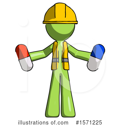 Royalty-Free (RF) Green Design Mascot Clipart Illustration by Leo Blanchette - Stock Sample #1571225