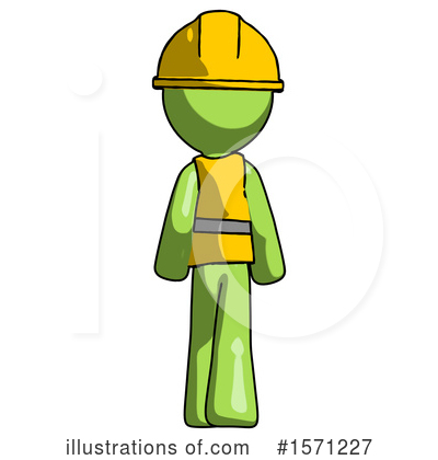 Royalty-Free (RF) Green Design Mascot Clipart Illustration by Leo Blanchette - Stock Sample #1571227
