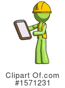 Green Design Mascot Clipart #1571231 by Leo Blanchette