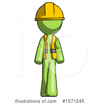 Royalty-Free (RF) Green Design Mascot Clipart Illustration by Leo Blanchette - Stock Sample #1571245