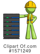 Green Design Mascot Clipart #1571249 by Leo Blanchette