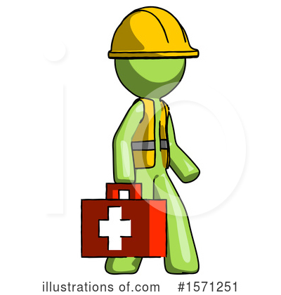 Royalty-Free (RF) Green Design Mascot Clipart Illustration by Leo Blanchette - Stock Sample #1571251