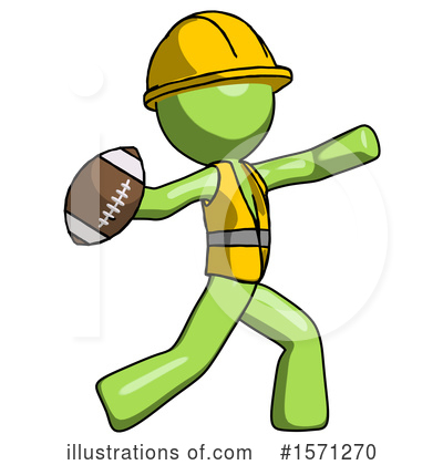 Royalty-Free (RF) Green Design Mascot Clipart Illustration by Leo Blanchette - Stock Sample #1571270