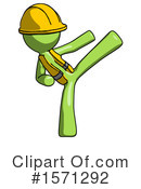 Green Design Mascot Clipart #1571292 by Leo Blanchette
