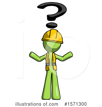 Royalty-Free (RF) Green Design Mascot Clipart Illustration by Leo Blanchette - Stock Sample #1571300