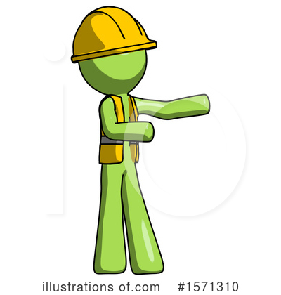 Royalty-Free (RF) Green Design Mascot Clipart Illustration by Leo Blanchette - Stock Sample #1571310