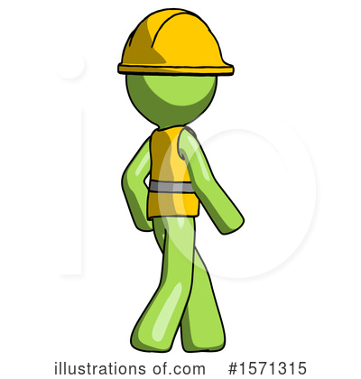 Royalty-Free (RF) Green Design Mascot Clipart Illustration by Leo Blanchette - Stock Sample #1571315