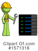 Green Design Mascot Clipart #1571318 by Leo Blanchette