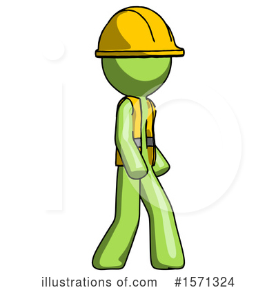 Royalty-Free (RF) Green Design Mascot Clipart Illustration by Leo Blanchette - Stock Sample #1571324