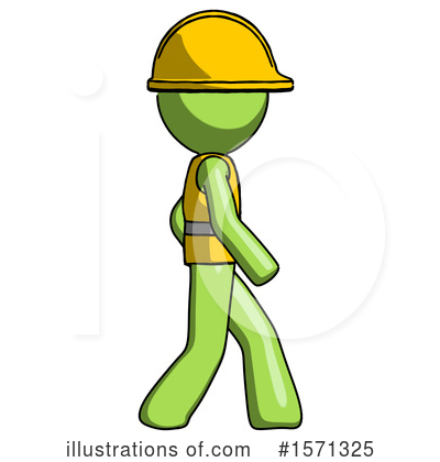 Royalty-Free (RF) Green Design Mascot Clipart Illustration by Leo Blanchette - Stock Sample #1571325