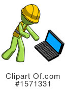 Green Design Mascot Clipart #1571331 by Leo Blanchette