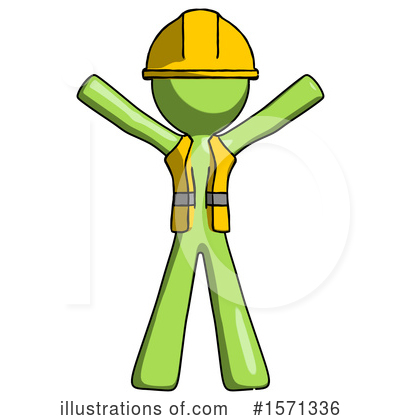 Royalty-Free (RF) Green Design Mascot Clipart Illustration by Leo Blanchette - Stock Sample #1571336