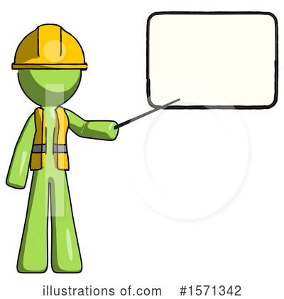 Royalty-Free (RF) Green Design Mascot Clipart Illustration by Leo Blanchette - Stock Sample #1571342