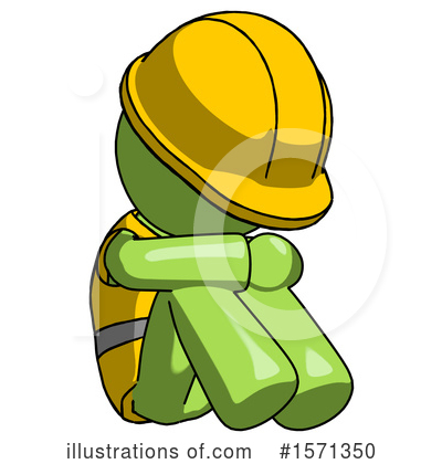 Royalty-Free (RF) Green Design Mascot Clipart Illustration by Leo Blanchette - Stock Sample #1571350