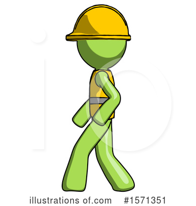 Royalty-Free (RF) Green Design Mascot Clipart Illustration by Leo Blanchette - Stock Sample #1571351