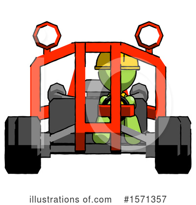 Royalty-Free (RF) Green Design Mascot Clipart Illustration by Leo Blanchette - Stock Sample #1571357
