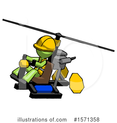 Royalty-Free (RF) Green Design Mascot Clipart Illustration by Leo Blanchette - Stock Sample #1571358