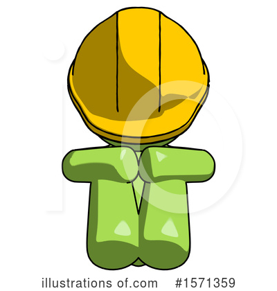 Royalty-Free (RF) Green Design Mascot Clipart Illustration by Leo Blanchette - Stock Sample #1571359