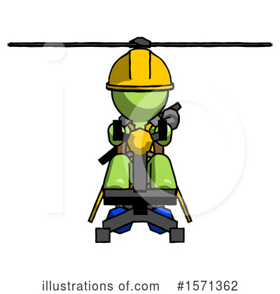 Royalty-Free (RF) Green Design Mascot Clipart Illustration by Leo Blanchette - Stock Sample #1571362