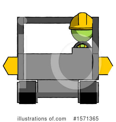 Royalty-Free (RF) Green Design Mascot Clipart Illustration by Leo Blanchette - Stock Sample #1571365