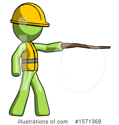 Royalty-Free (RF) Green Design Mascot Clipart Illustration by Leo Blanchette - Stock Sample #1571369
