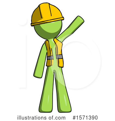 Royalty-Free (RF) Green Design Mascot Clipart Illustration by Leo Blanchette - Stock Sample #1571390