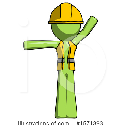 Royalty-Free (RF) Green Design Mascot Clipart Illustration by Leo Blanchette - Stock Sample #1571393