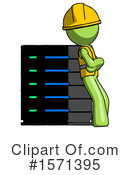 Green Design Mascot Clipart #1571395 by Leo Blanchette