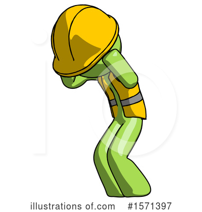 Royalty-Free (RF) Green Design Mascot Clipart Illustration by Leo Blanchette - Stock Sample #1571397