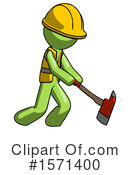 Green Design Mascot Clipart #1571400 by Leo Blanchette